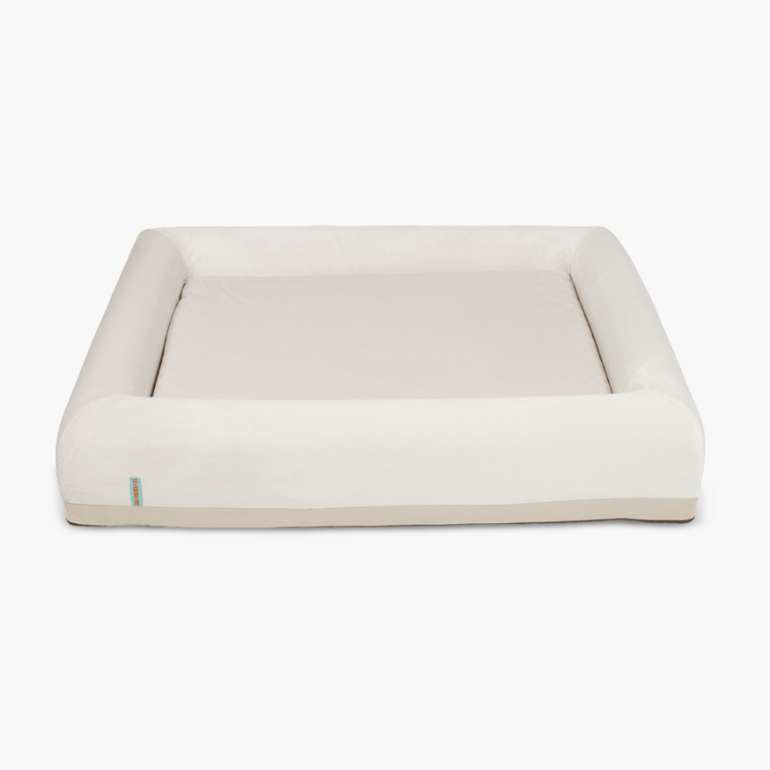 Premium Orthopedic Memory Foam Dog Bed - Champagne (Large)