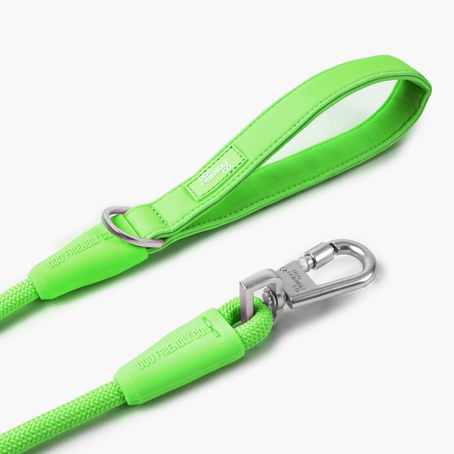 Rope Dog Leash - Neon Green
