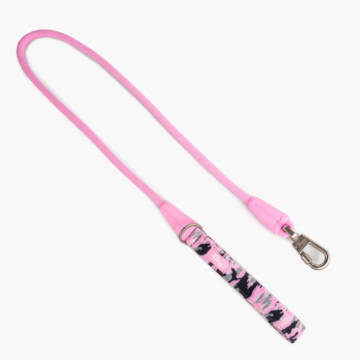 Rope Dog Leash - Pink Camo
