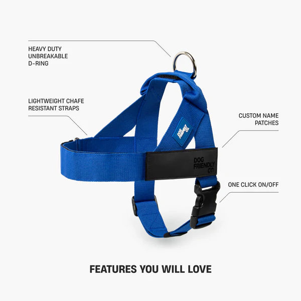 Dog Harness + FREE D-ring