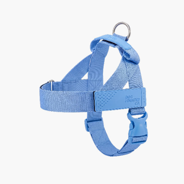 No-pull dog harness from the 7AM Club Limited Edition in Air (light blue)