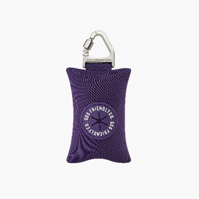 Poop bag holder from the 7AM Club Limited Edition in Indigo (deep purple)