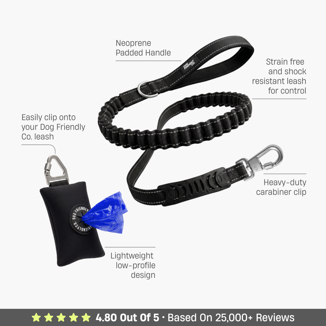 Get Leash at 30% OFF + FREE Poop Bag Holder