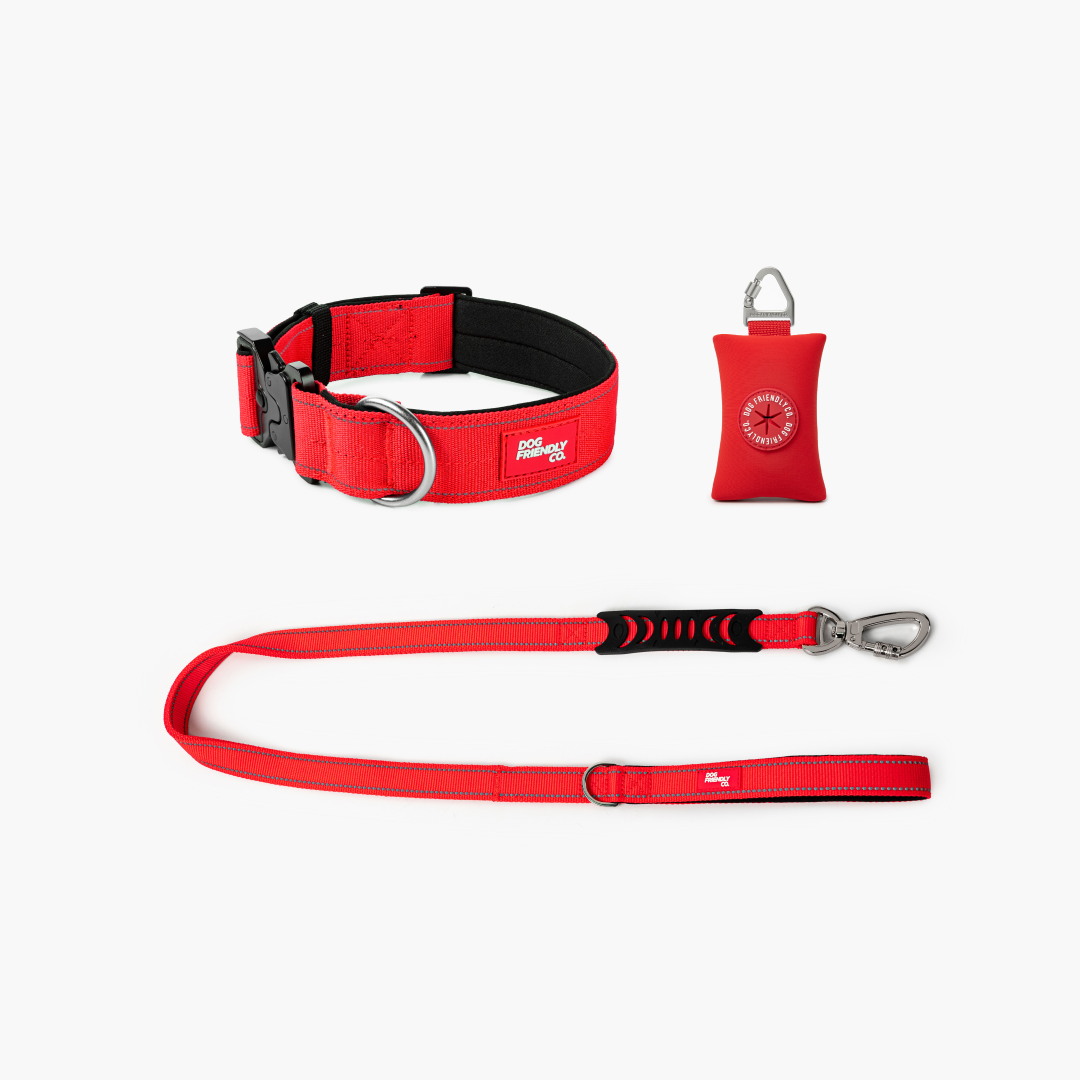 Collar Walk Set - Red