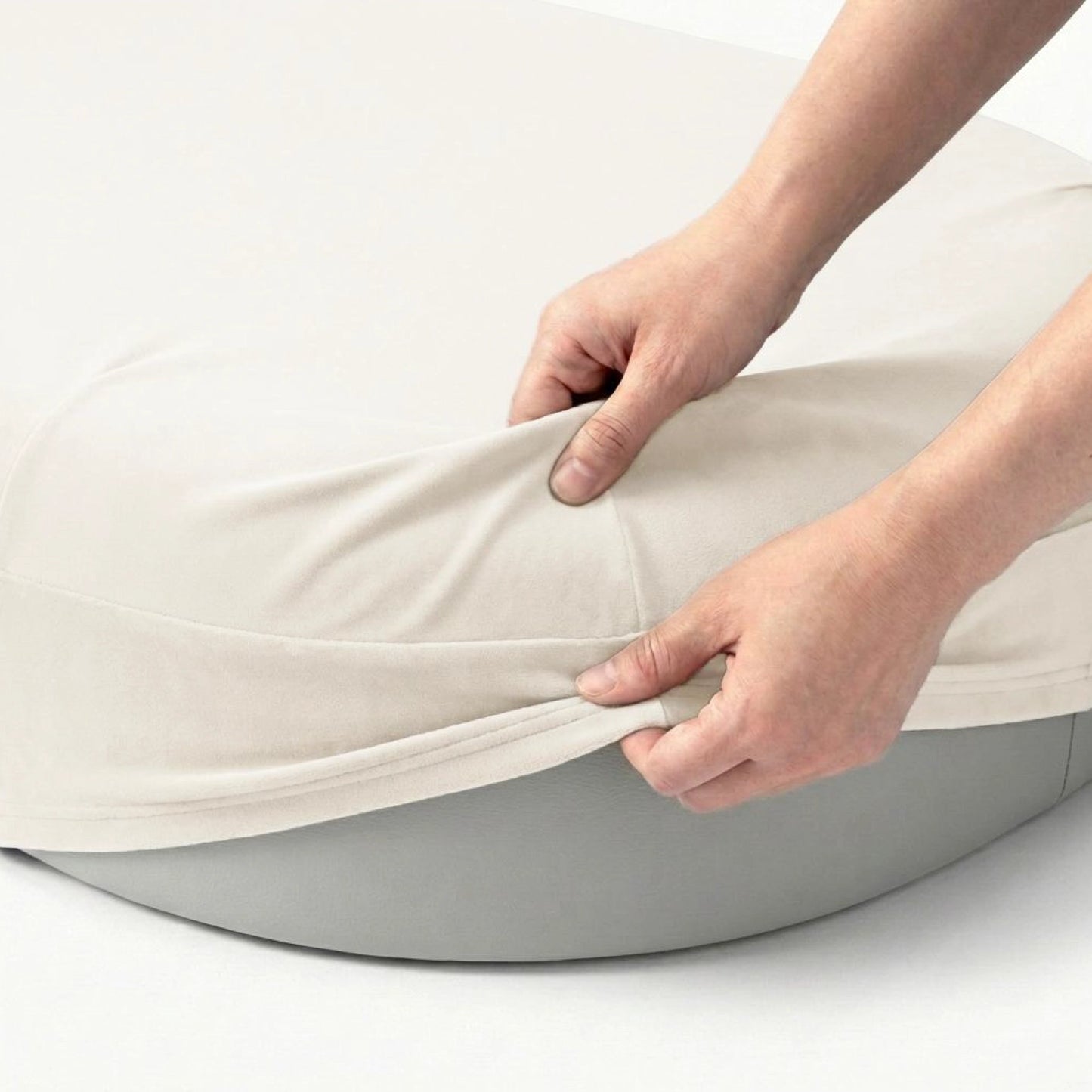 Chill Pill Velvet Easy Fit Cover - Beige