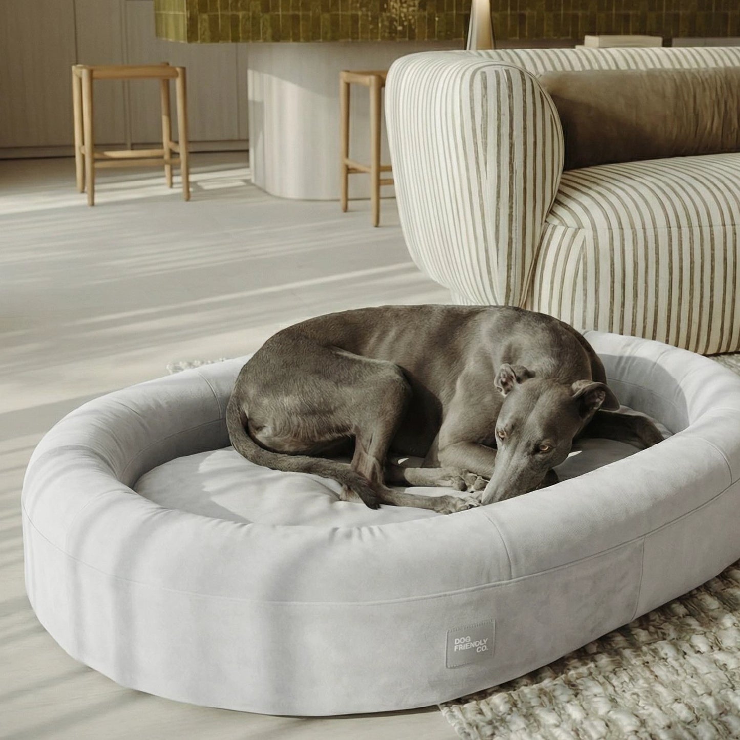 Chill Pill Velvet Easy Fit Cover - Grey