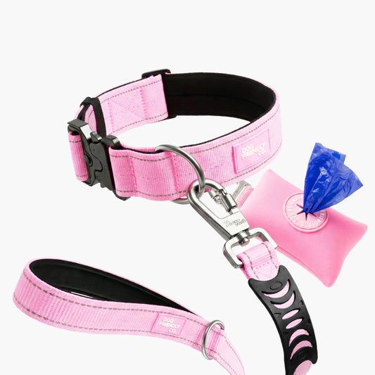 Collar Walk Set - Pink