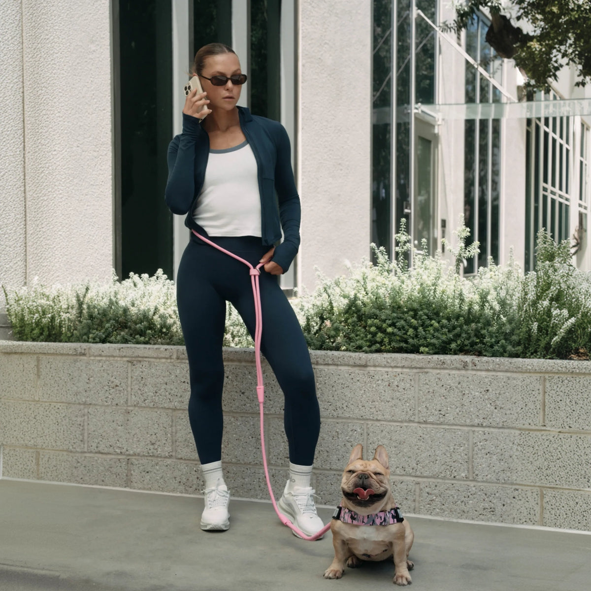 Hands Free Leash - Pink