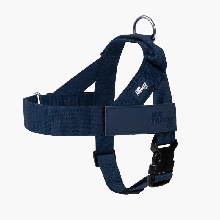 Personalised Dog Harness - Navy Blue