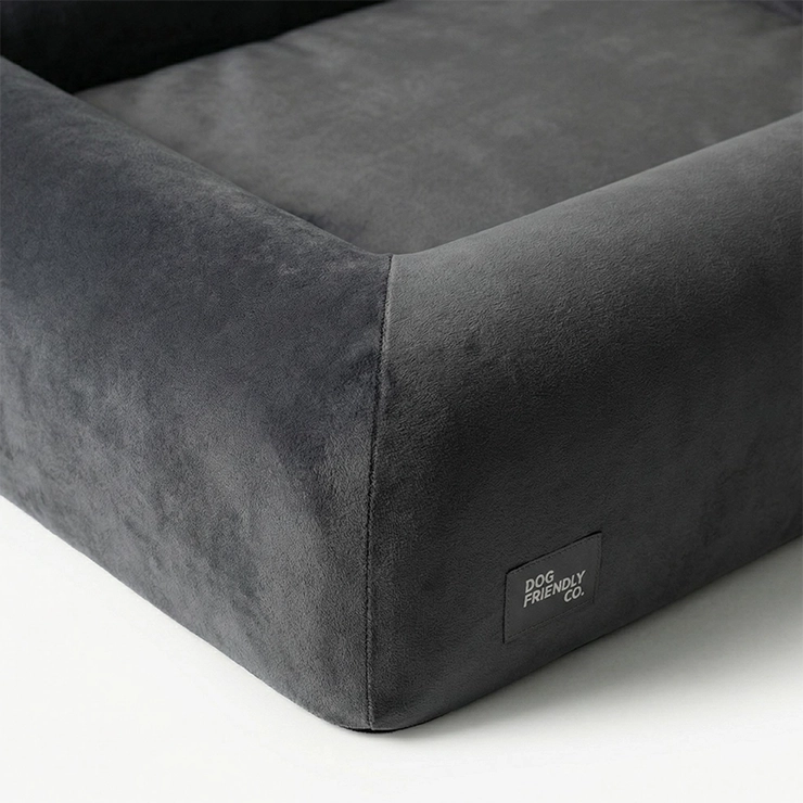 Premium Orthopedic Memory Foam Dog Bed - Charcoal