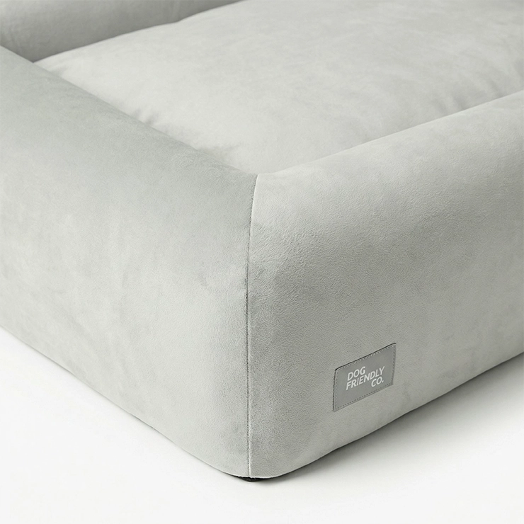 Premium Orthopedic Memory Foam Dog Bed - Grey (Medium)