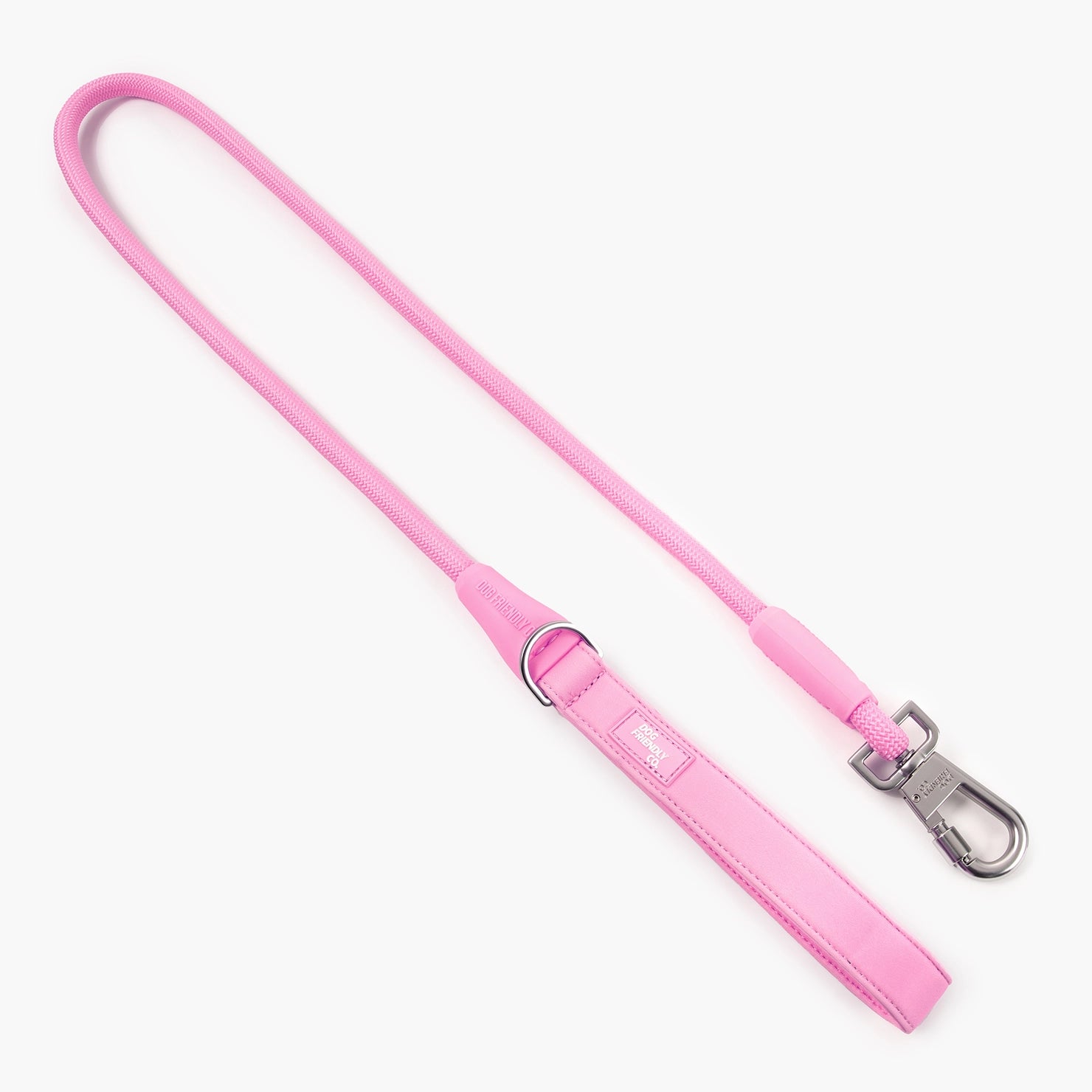 Rope Dog Leash - Pink – Dog Friendly Co. CA