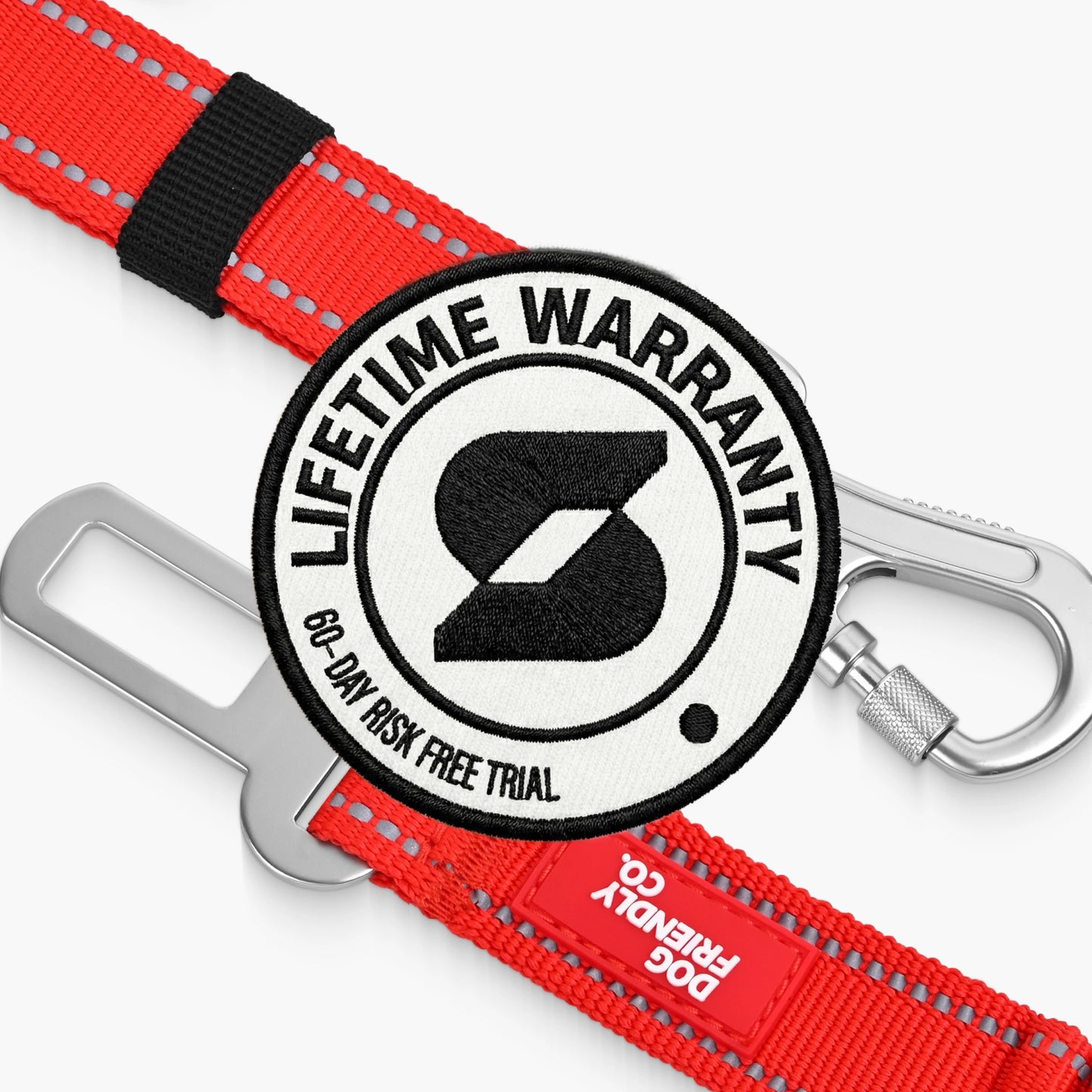 Dog Seat Belt - Red