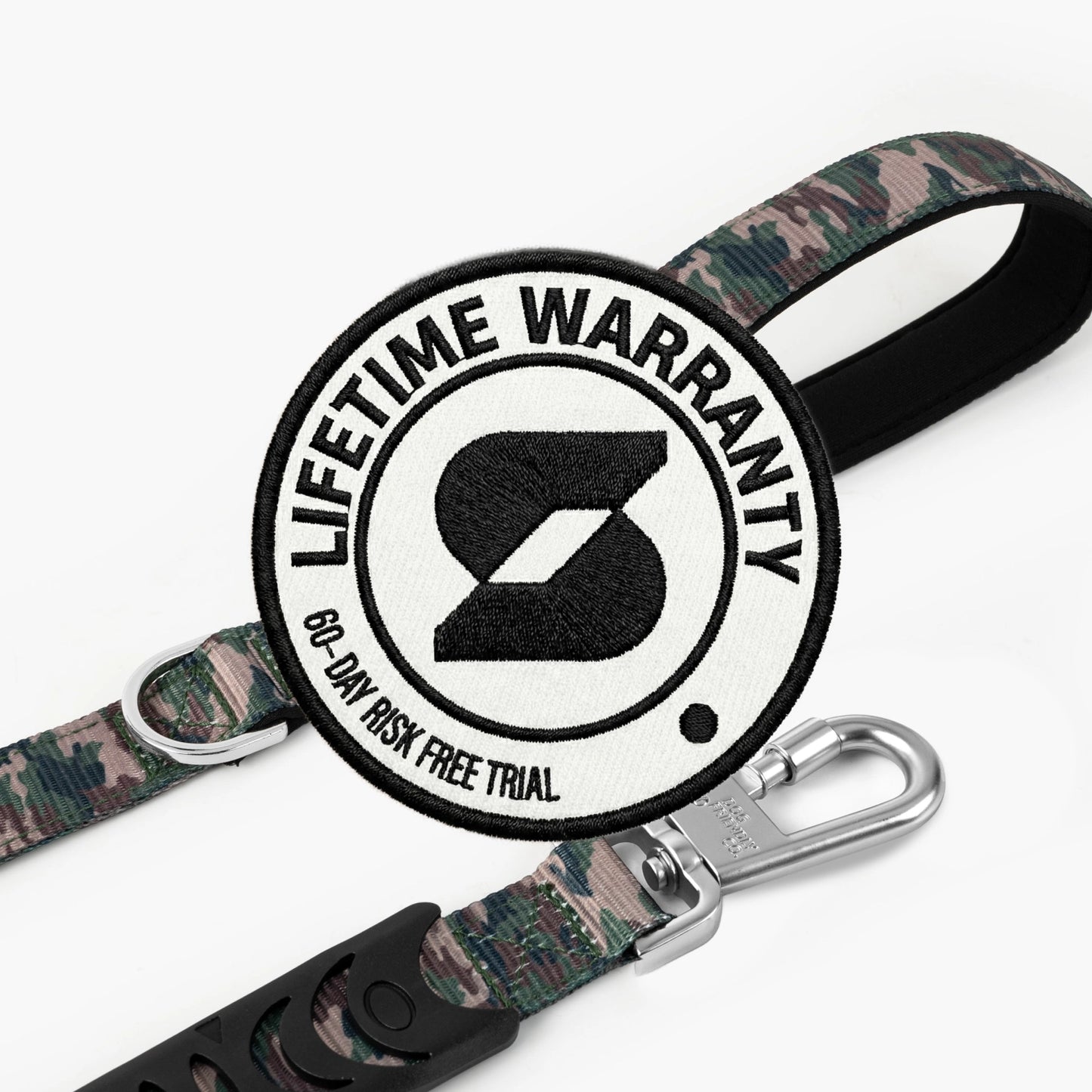 Short Trainer Dog Leash - Green Camo