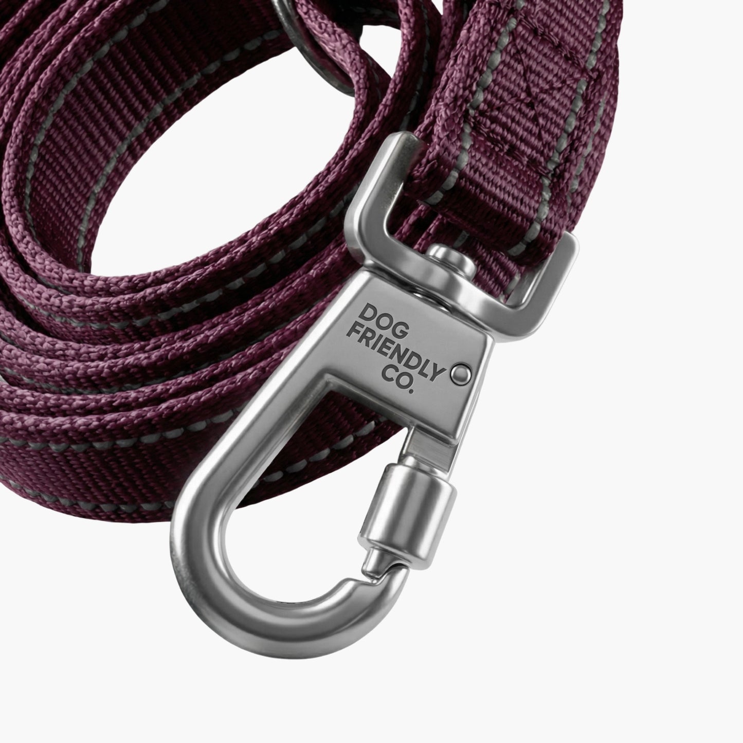 Short Trainer Dog Leash - Burgundy