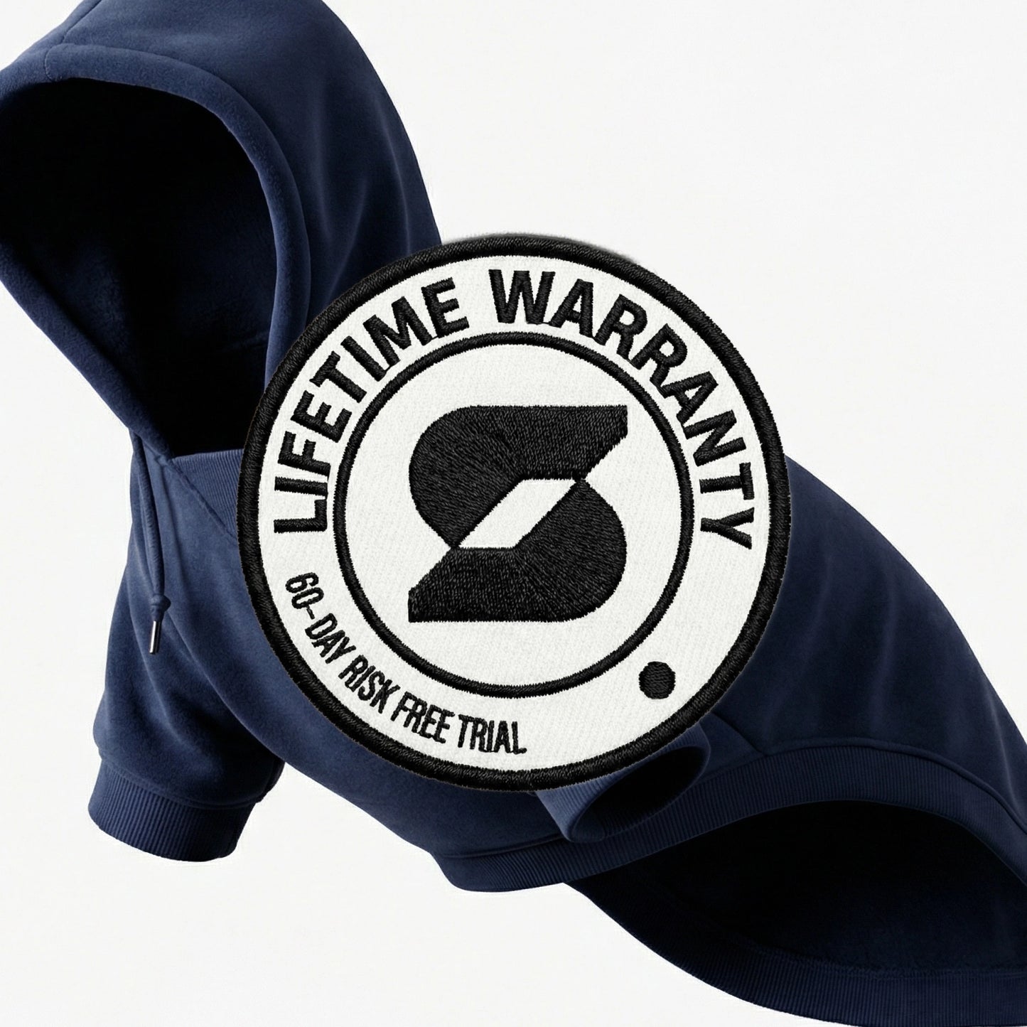 Signature Dog Hoodie - Navy Blue