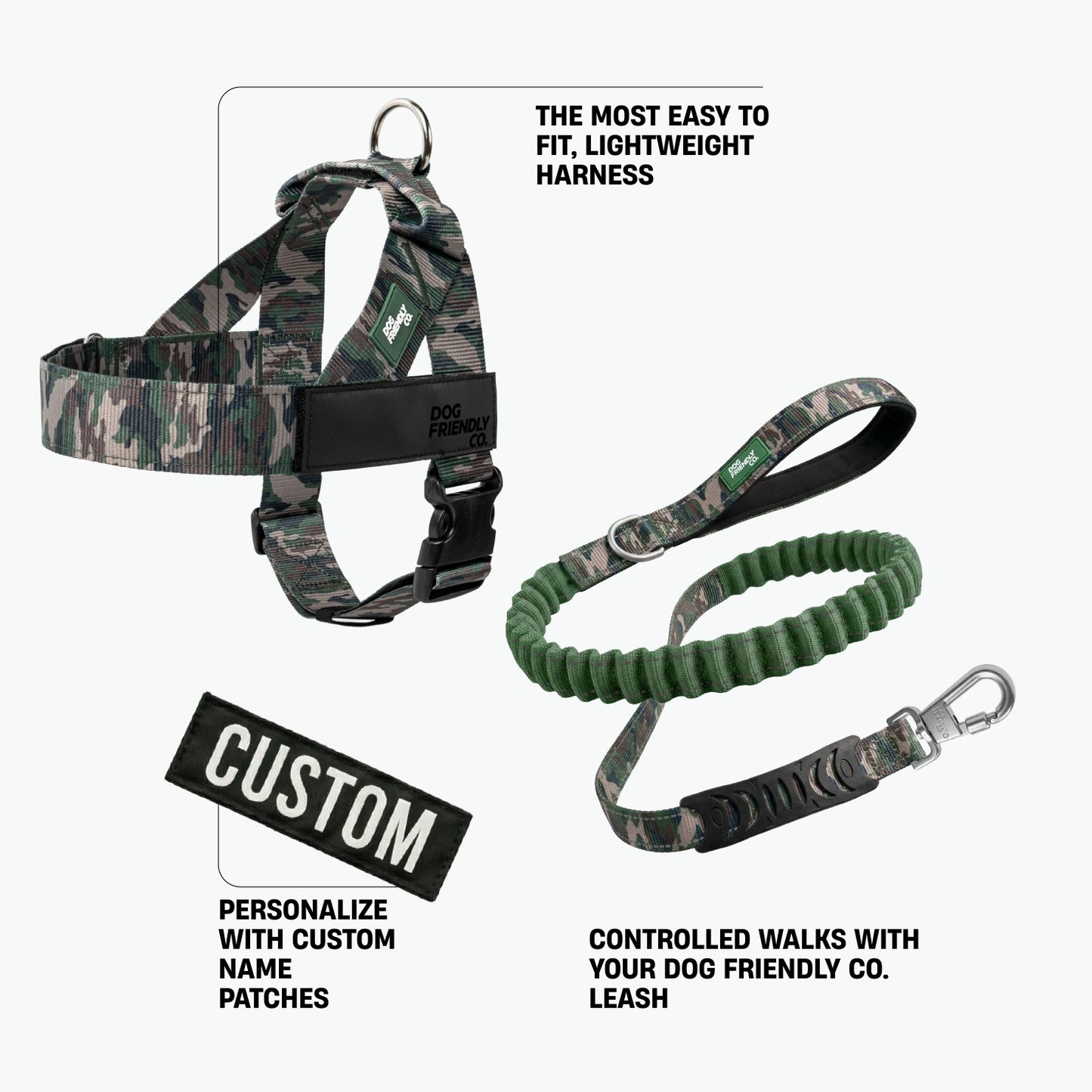 Signature Kit - Green Camo - FREE D-Ring