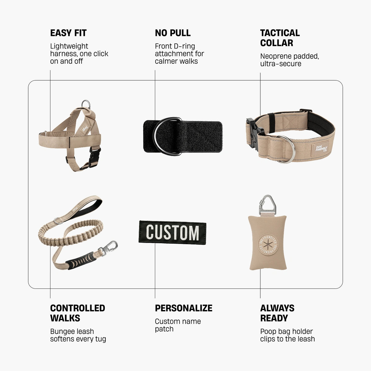 Ultimate No-Pull Bundle - Premium Brown