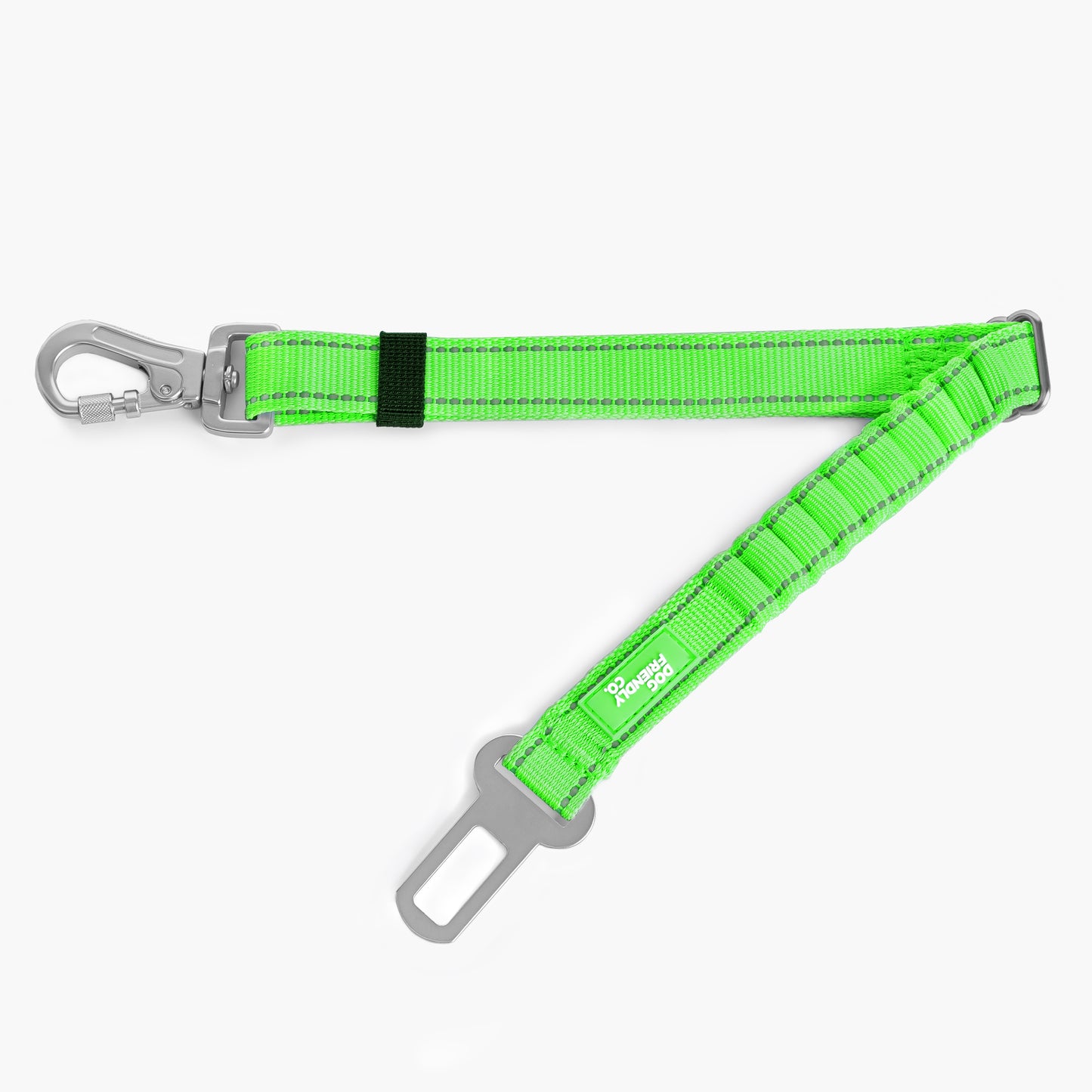 Dog Seat Belt - Neon Green